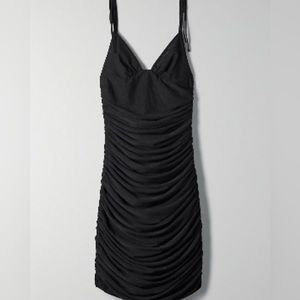 Wilfred (Aritzia Brand) Winona Dress in Black